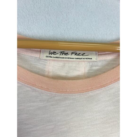 We The Free womans XL pink relaxed, oversized tee Free People ￼ - Picture 4 of 8